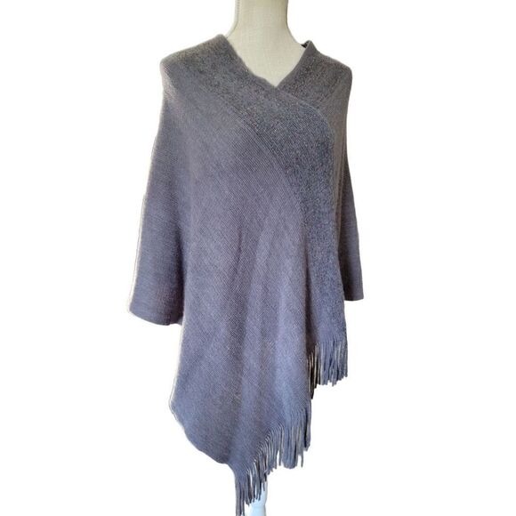Ace Fashion Poncho Pullover Women's Sweater - Picture 5 of 7